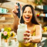 Handheld FrothBlast Milk Frother for Coffee Drinks