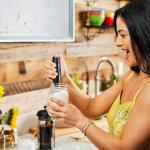 Handheld FrothBlast Milk Frother for Coffee Drinks