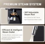 TERUISI 1800W Electric Milk Frother with Display