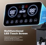 TERUISI 1800W Electric Milk Frother with Display