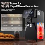 TERUISI 1800W Electric Milk Frother with Display