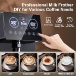 TERUISI 1800W Electric Milk Frother with Display