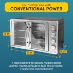 Elite Gourmet French Door 47.5Qt Convection Oven