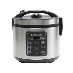 West Bend Multi Cooker with 9 Presets and Steam Basket