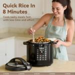 8-Quart 12-in-1 Electric Pressure Cooker - Black