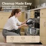 8-Quart 12-in-1 Electric Pressure Cooker - Black