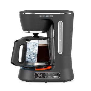 BLACK+DECKER 12-Cup Digital Coffee Maker, Iced or Hot