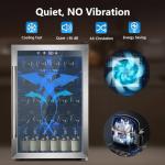 Stainless Steel 37 Bottle Wine Cooler