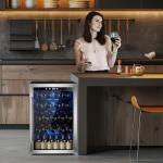 Stainless Steel 37 Bottle Wine Cooler