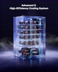 Icyglee 25-Bottle Wine Cooler with Adjustable Temperature