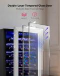 Icyglee 25-Bottle Wine Cooler with Adjustable Temperature