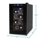 BLACK+DECKER 8-Bottle Wine Cellar with LED Display