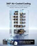 EUHOMY 25-Bottle Wine Cooler with Digital Control