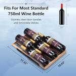 Compact Dual Zone Wine Cooler for 28 Bottles