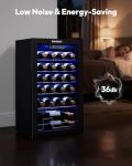 EUHOMY 25-Bottle Wine Cooler with Digital Control