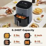 OLIXIS 6-Quart 12-in-1 Air Fryer