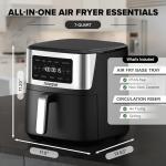 Nuwave Brio Plus 6-in-1 Air Fryer 7-Qt