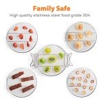 SICHEER Stainless Steel Dehydrator Rack for Air Fryers