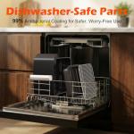 Dual Basket 12.6QT Air Fryer for Large Families