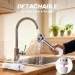 Turelar Handheld Immersion Blender with Stainless Steel Blades