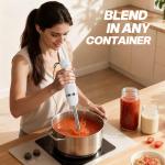 Turelar Handheld Immersion Blender with Stainless Steel Blades