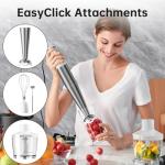 Turelar 1100W Handheld Blender Set with Accessories