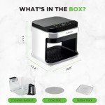 Nutrichef 5.8 Quart Air Fryer with Presets