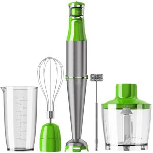 Turelar 1100W Handheld Blender Set with Whisk & Chopper