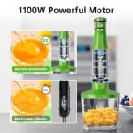 Turelar 1100W Handheld Blender Set with Whisk & Chopper