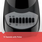 BLACK+DECKER 10-Speed Crush Master Blender, Black