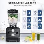 Aeitto 1800W 2-in-1 Blender & Grinder Combo