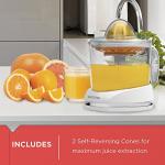 BLACK+DECKER Electric Citrus Juicer with Pulp Control