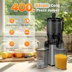 Easy Clean Cold Press Juicer with Large Feed Chute