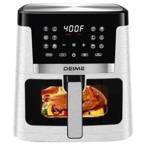 DEIME 7.5 QT Air Fryer with 12 Presets