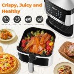 DEIME 7.5 QT Air Fryer with 12 Presets
