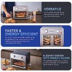 Elite Gourmet 12L Stainless Steel Air Fryer Oven