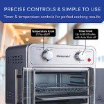 Elite Gourmet 12L Stainless Steel Air Fryer Oven