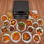 Deco Chef 24 QT Black Stainless Steel Air Fryer