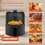 MIRASTON 2.6QT Compact Air Fryer with Controls