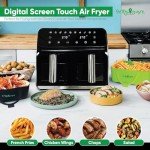 Gettyware Dual Air Fryer - 8L Capacity, 9-in-1