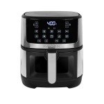 Kalorik 5 Quart Touchscreen Air Fryer, Stainless Steel