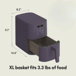 Bella 4Qt Slim Air Fryer with 6 Cooking Options