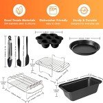 10-Piece Accessory Set for Dual Basket Air Fryers