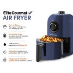 Elite Gourmet 1.1 Qt. Compact Air Fryer