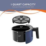 Elite Gourmet 1.1 Qt. Compact Air Fryer