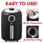DASH 2-Quart Compact Air Fryer - Black