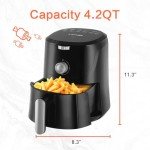 LATURE 4.2 QT Air Fryer with 6 Presets