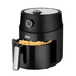 JKM 4.7 Quart Mechanical Air Fryer, Black