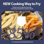 JKM 4.7 Quart Mechanical Air Fryer, Black