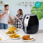 Ultrean 4.2 Quart Electric Air Fryer - Black
